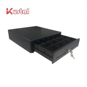 12V Connected RJ12 Micro Switch Economical Metal Cash Drawer